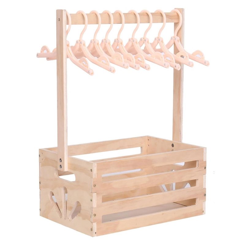 Baby Products Gift Baskets - Wooden Baby Shower Gift Basket With