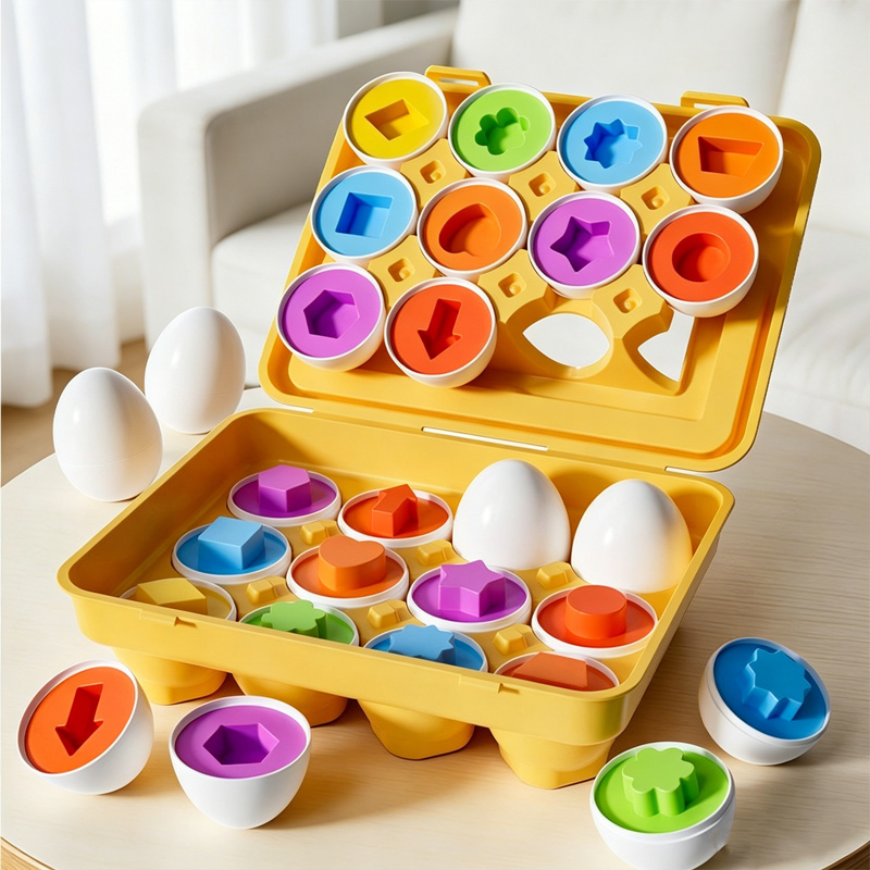 Baby Products 1 Year - Montessori Games Baby Toy Smart Egg