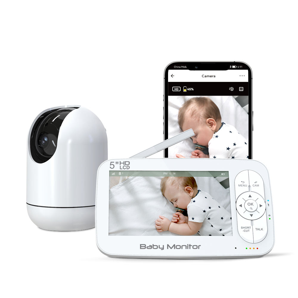 Baby Monitor Sensor - 5Inch 2MP 1080P APP Remote Control