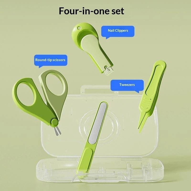 4Pcs Kids Safe Portable Nail C - Baby Products Kit Set recension och pris