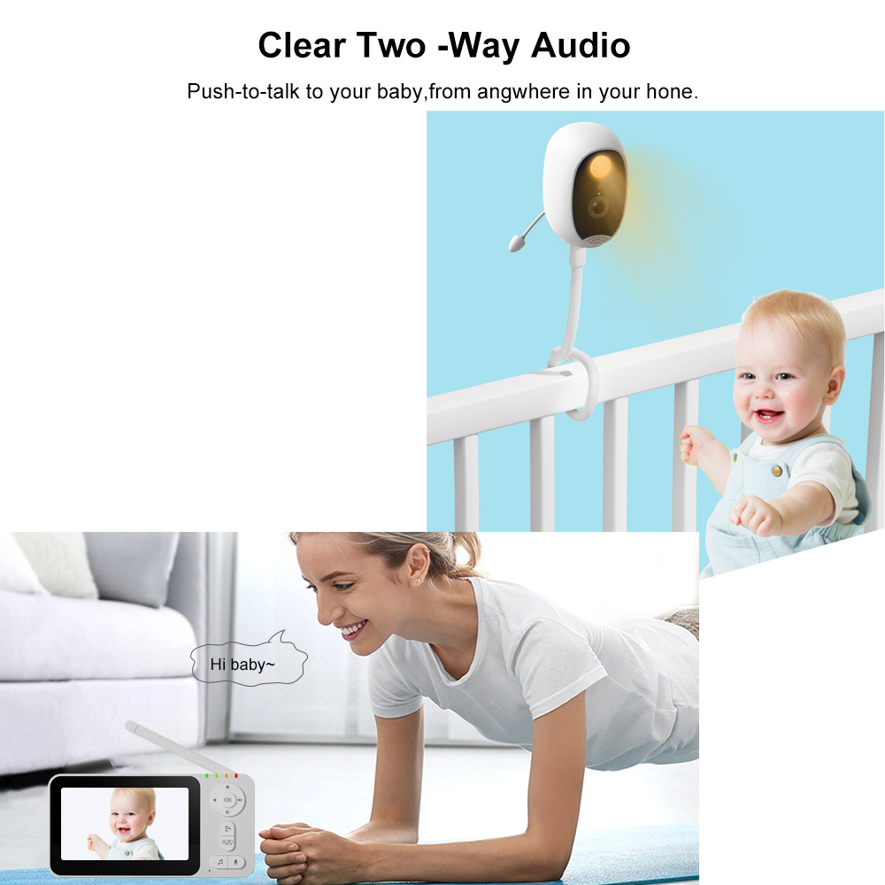 4.3-inch Intelligent Baby Moni - Baby Monitor Sensor recension och pris