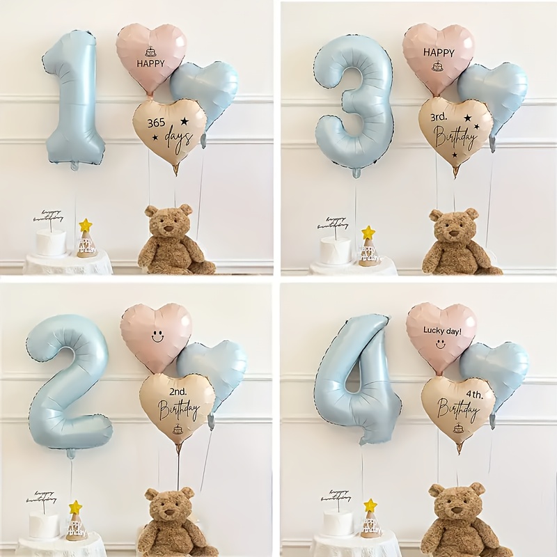 4Pcs Baby Blue Number Birthday - Baby Products Moisturizer recension och pris