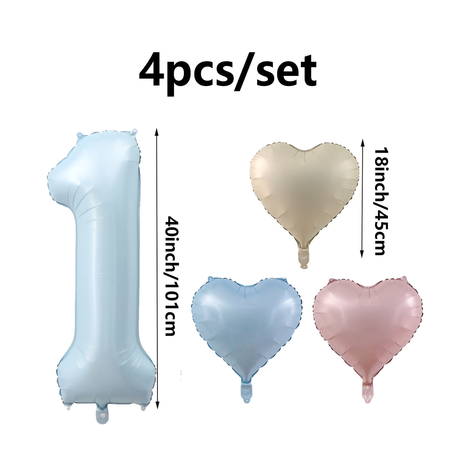 4Pcs Baby Blue Number Birthday - Baby Products Moisturizer recension och pris