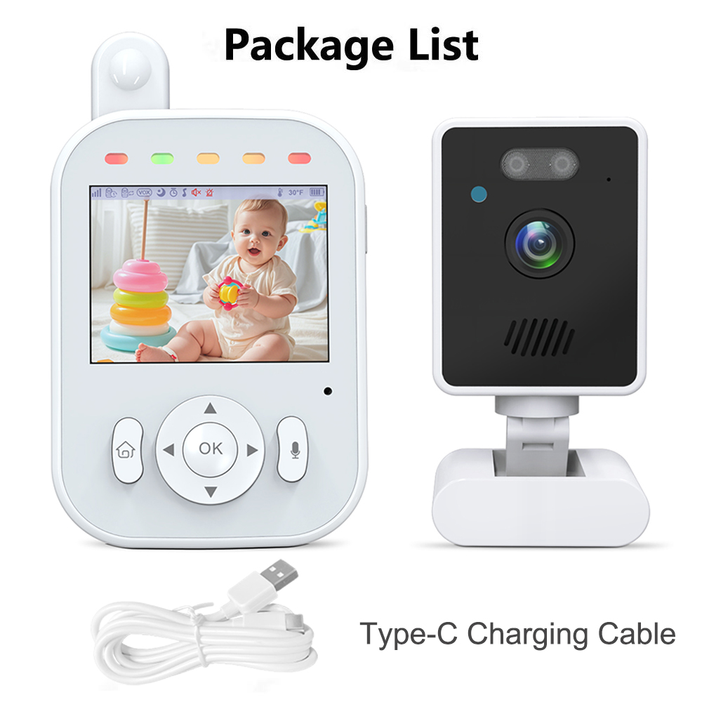 Baby Monitor Wireless Indoor 2 - Baby Monitor Sensor recension och pris