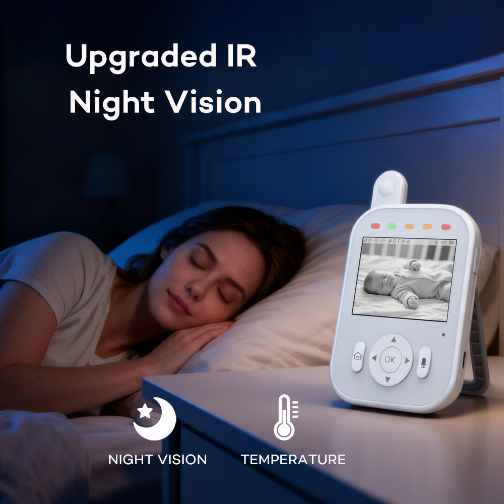 Baby Monitor Wireless Indoor 2 - Baby Monitor Sensor recension och pris